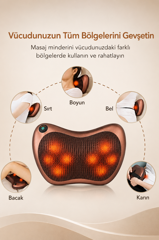 Dinliva™ Isıtmalı Masaj Yastığı