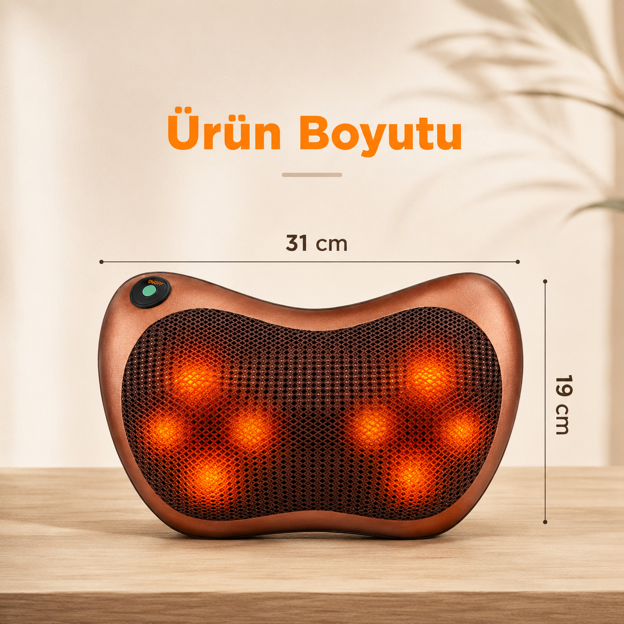 Dinliva™ Isıtmalı Masaj Yastığı